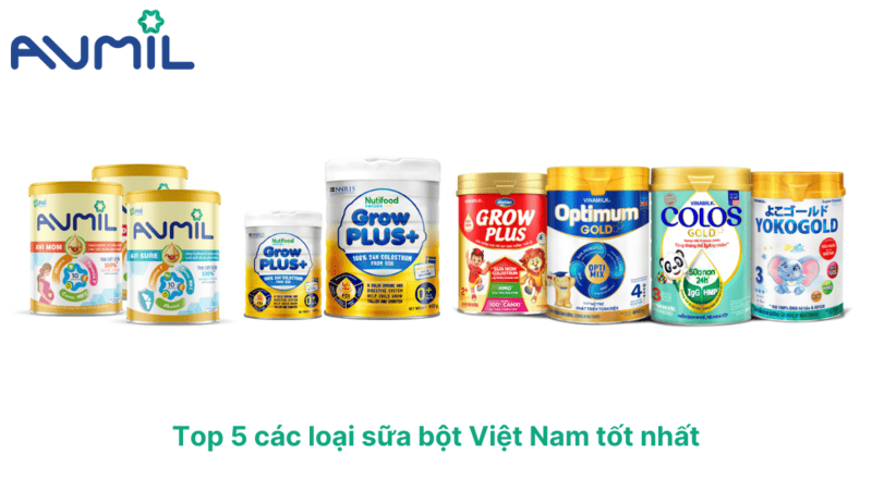 các loại sữa việt nam