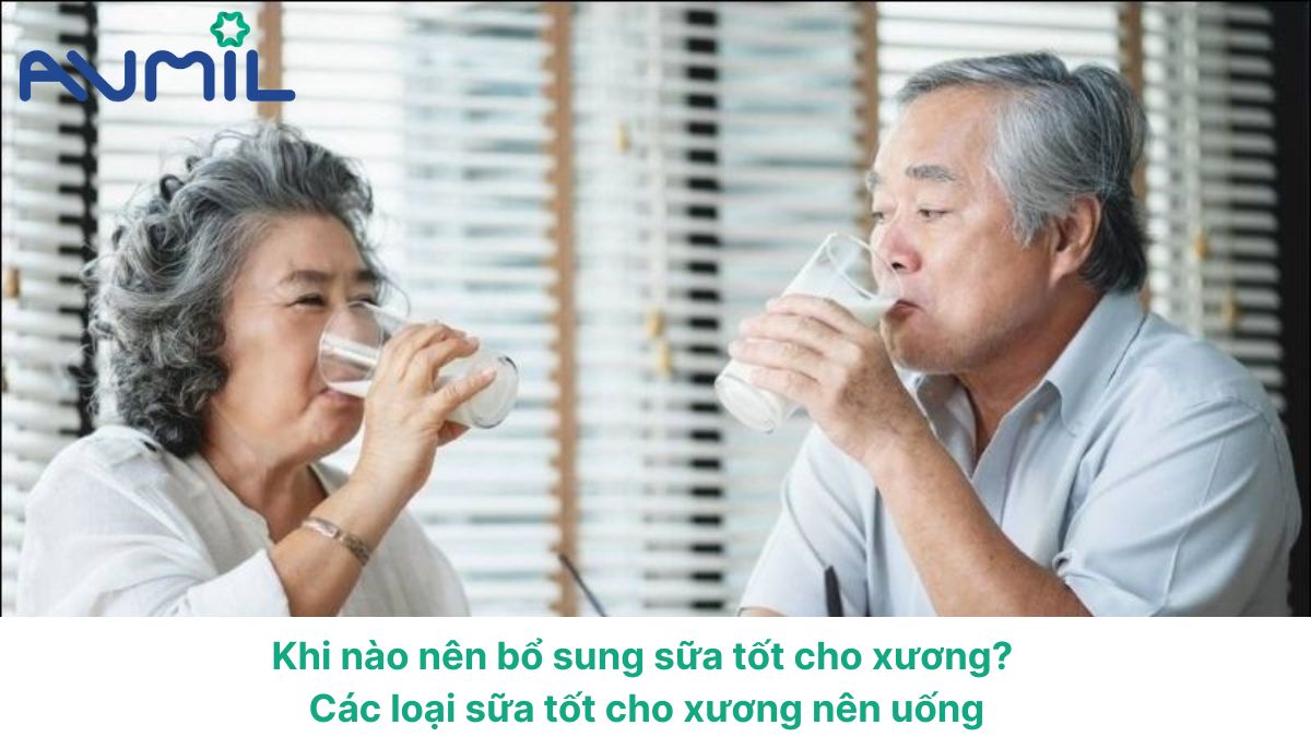 sữa tốt cho xương